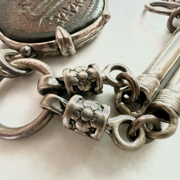 Ancient Artifact coin necklace Constantinople Byzantine Roman Coin 578-582 A.D. - Picture 7 of 15